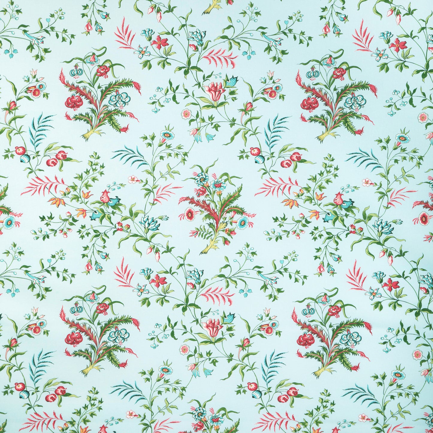 8023107-153 CHANCAY PRINT SKY/LEAF BRUNSCHWIG & FILS