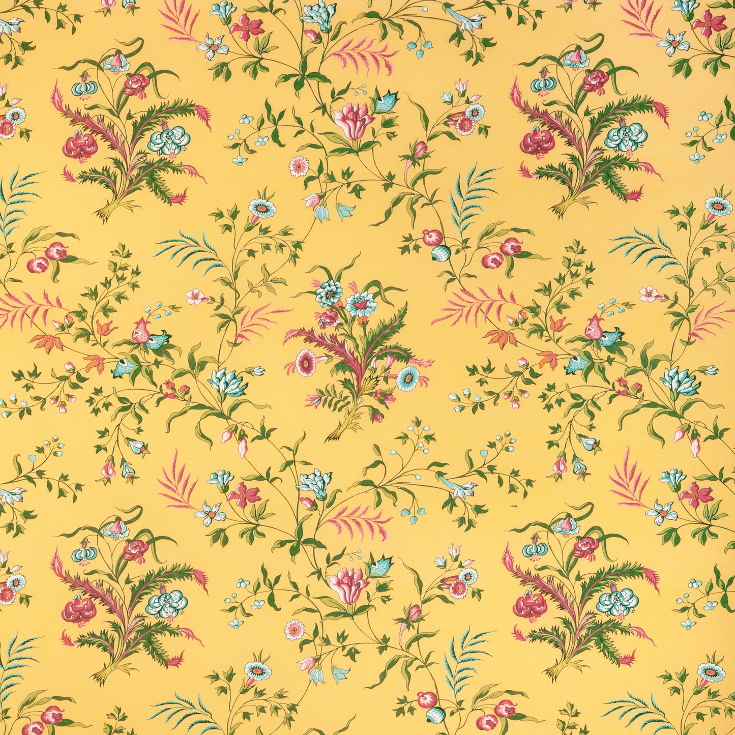 8023107-430 CHANCAY PRINT SUN/LEAF BRUNSCHWIG & FILS