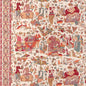 8024100-716 SHALIMAR PRINT BERRY/SAND BRUNSCHWIG & FILS