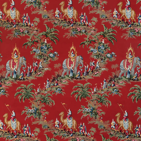 8024104-19 BEAUPORT PROMENADE RED BRUNSCHWIG & FILS
