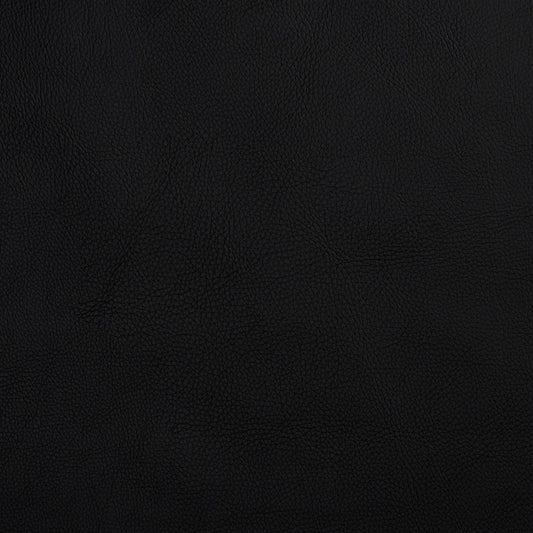 8084 Leather Grain,Plain & Solid Ebony Black Charlotte Fabrics Vinyl