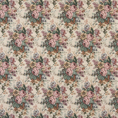 8120 Floral Antique Rose Pink Charlotte Fabrics