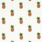 81530 PINEAPPLE EMBROIDERY Apricot On Ivory Schumacher Fabric