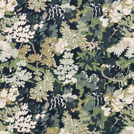 81850 VERDURE TAPESTRY Peacock Schumacher Fabric