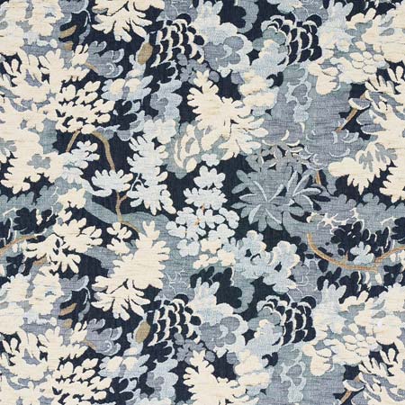 81851 VERDURE TAPESTRY Blue Schumacher Fabric