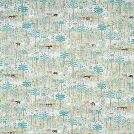 81960 LAS COLINAS SCENIC TAPESTRY Green Schumacher Fabric