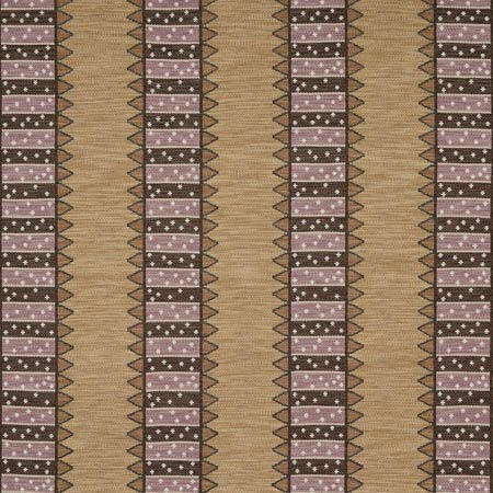 81981 NOOR KILIM STRIPE Aubergine Schumacher Fabric