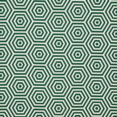 82311 BEES KNEES INDOOR OUTDOOR Emerald Schumacher Fabric