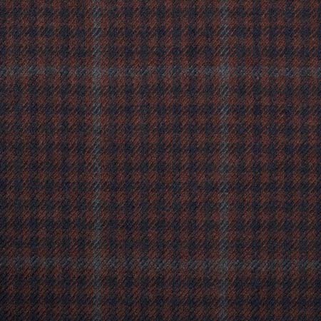 82332 ALDRIDGE WOOL HOUNDSTOOTH Burgundy Schumacher Fabric