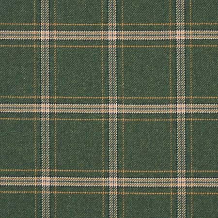 82343 BLACKBURN MERINO PLAID Green Schumacher Fabric