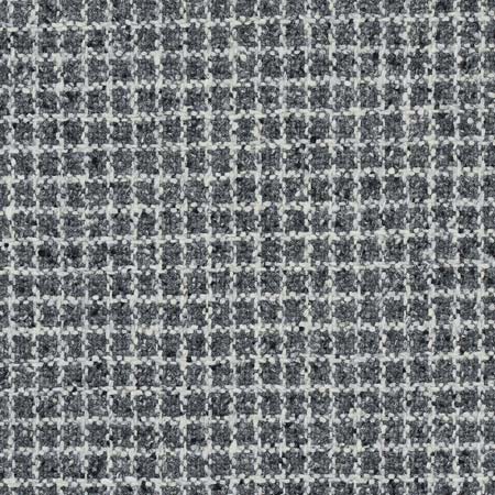 82352 HUDSON WOOL CHECK Grey Schumacher Fabric