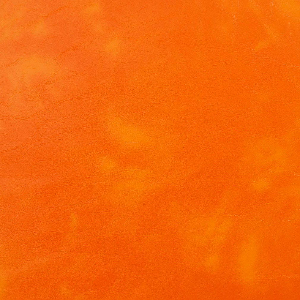 8254 Leather Grain,Plain & Solid Tiger Lily Orange & Rust Charlotte Fabrics Vinyl