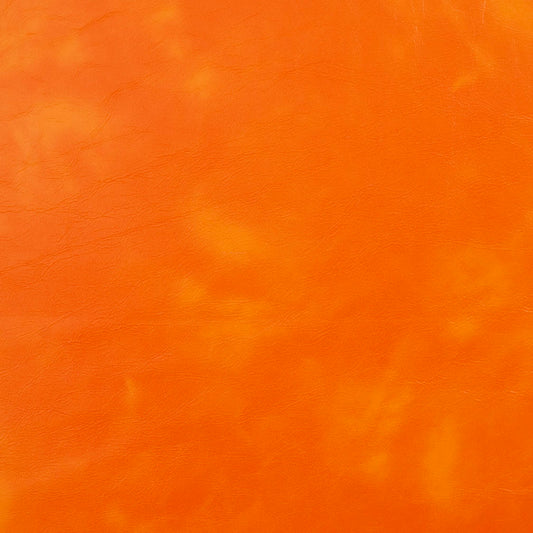 8254 Leather Grain,Plain & Solid Tiger Lily Orange & Rust Charlotte Fabrics Vinyl