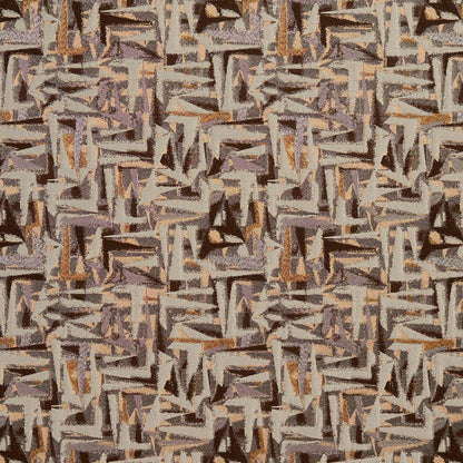 8516 Abstract & Geometric Gold/Abstract Brown Charlotte Fabrics