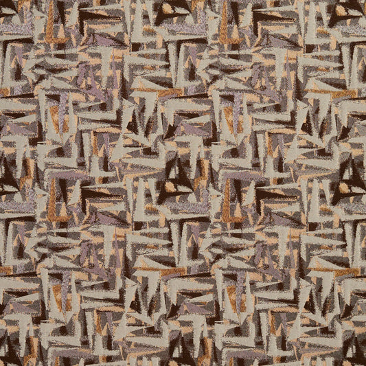 8516 Abstract & Geometric Gold/Abstract Brown Charlotte Fabrics