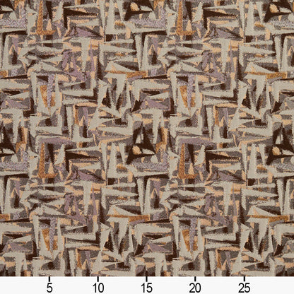 8516 Abstract & Geometric Gold/Abstract Brown Charlotte Fabrics