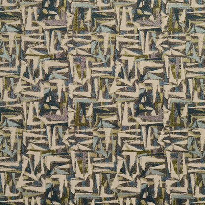 8517 Abstract & Geometric Meadow/Abstract Aqua & Teal Charlotte Fabrics