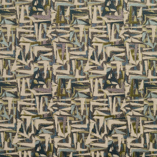 8517 Abstract & Geometric Meadow/Abstract Aqua & Teal Charlotte Fabrics