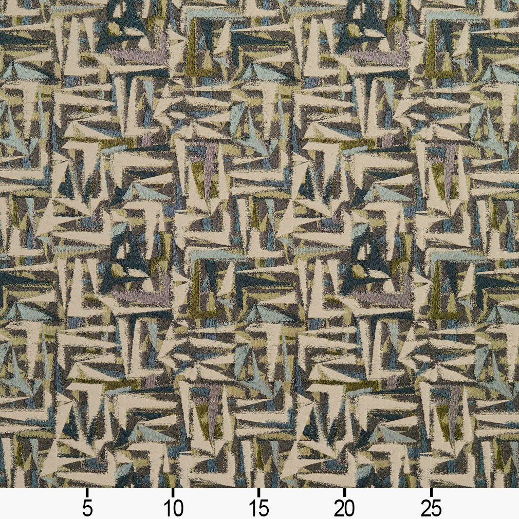 8517 Abstract & Geometric Meadow/Abstract Aqua & Teal Charlotte Fabrics