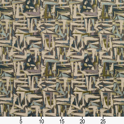 8517 Abstract & Geometric Meadow/Abstract Aqua & Teal Charlotte Fabrics