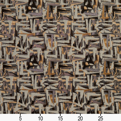 8518 Abstract & Geometric Curry/Abstract Black,Brown Charlotte Fabrics