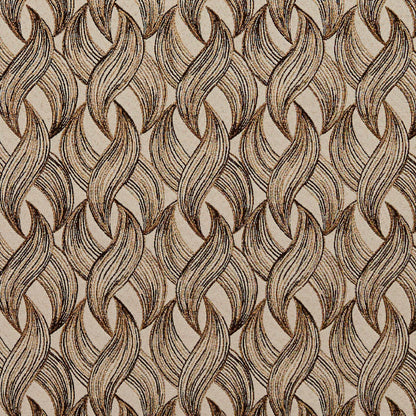 8521 Abstract & Geometric Gold Brown Charlotte Fabrics