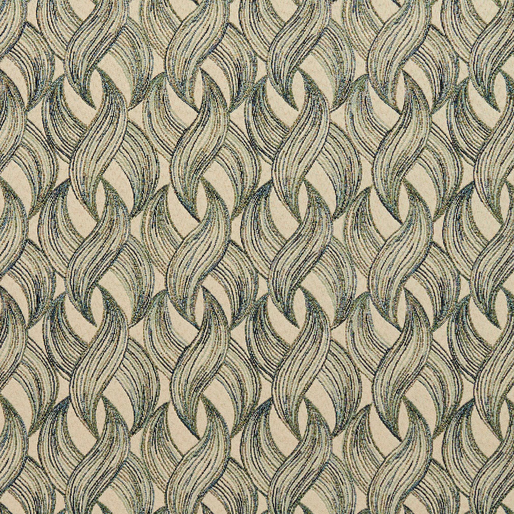 8522 Abstract & Geometric Meadow Aqua & Teal Charlotte Fabrics