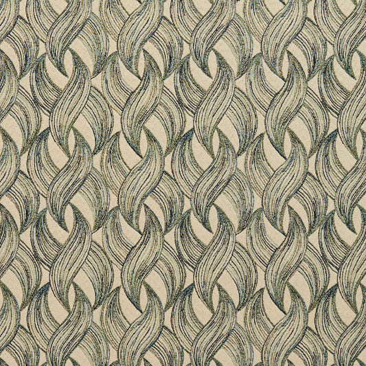 8522 Abstract & Geometric Meadow Aqua & Teal Charlotte Fabrics