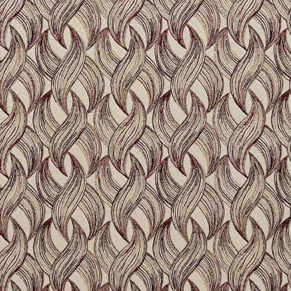 8524 Abstract & Geometric Wine Red & Burgundy Charlotte Fabrics