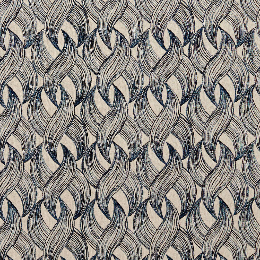 8525 Abstract & Geometric Sapphire Blue Charlotte Fabrics