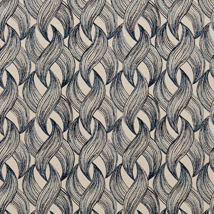 8525 Abstract & Geometric Sapphire Blue Charlotte Fabrics