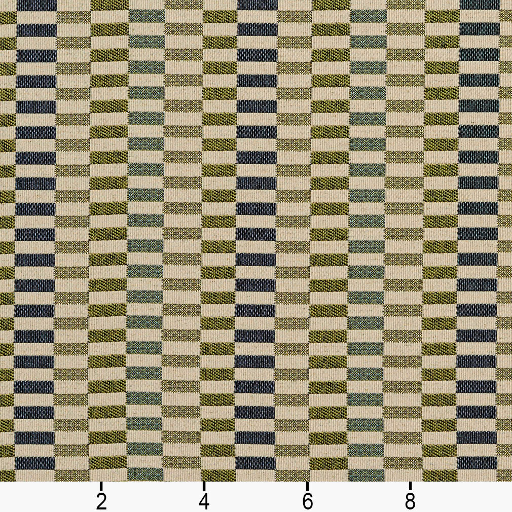 8527 Abstract & Geometric,Small Scale Meadow/Shift Green Charlotte Fabrics