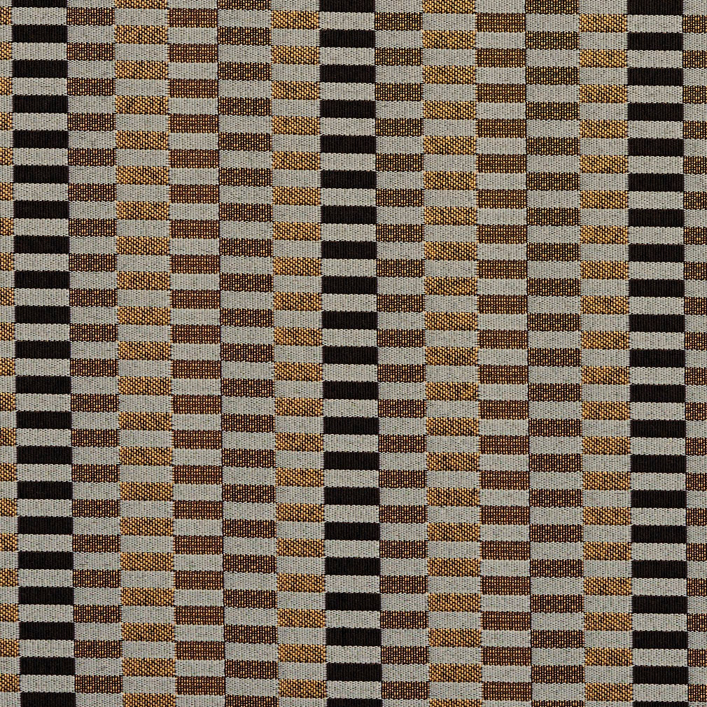 8528 Abstract & Geometric,Small Scale Curry/Shift Black,Gold & Yellow Charlotte Fabrics