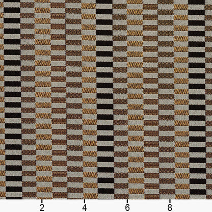 8528 Abstract & Geometric,Small Scale Curry/Shift Black,Gold & Yellow Charlotte Fabrics