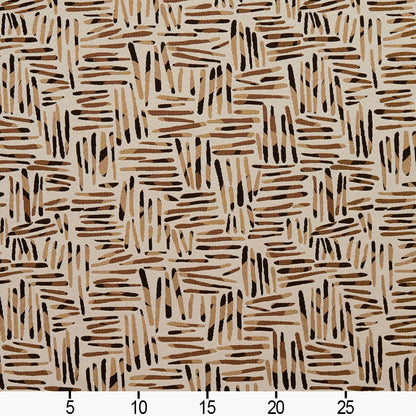 8531 Abstract & Geometric Gold/Tally Brown Charlotte Fabrics