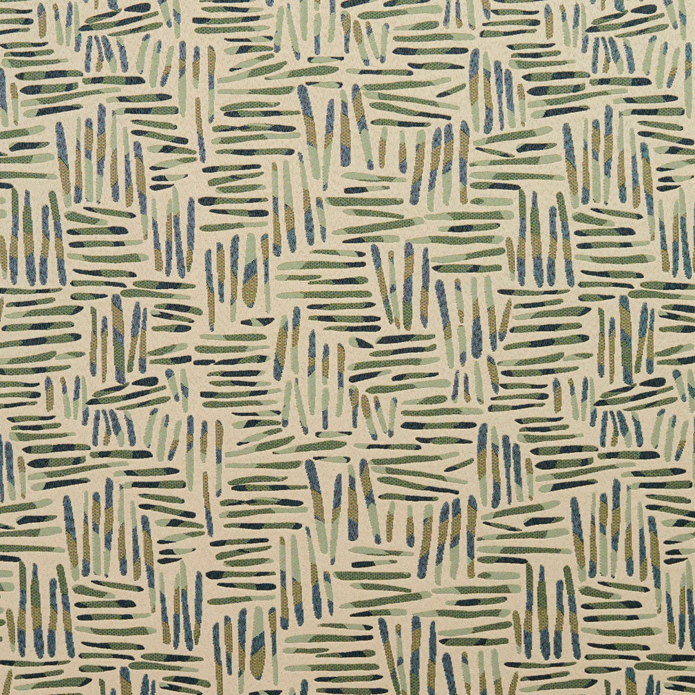 8532 Abstract & Geometric Meadow/Tally Aqua & Teal Charlotte Fabrics