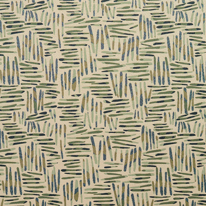 8532 Abstract & Geometric Meadow/Tally Aqua & Teal Charlotte Fabrics