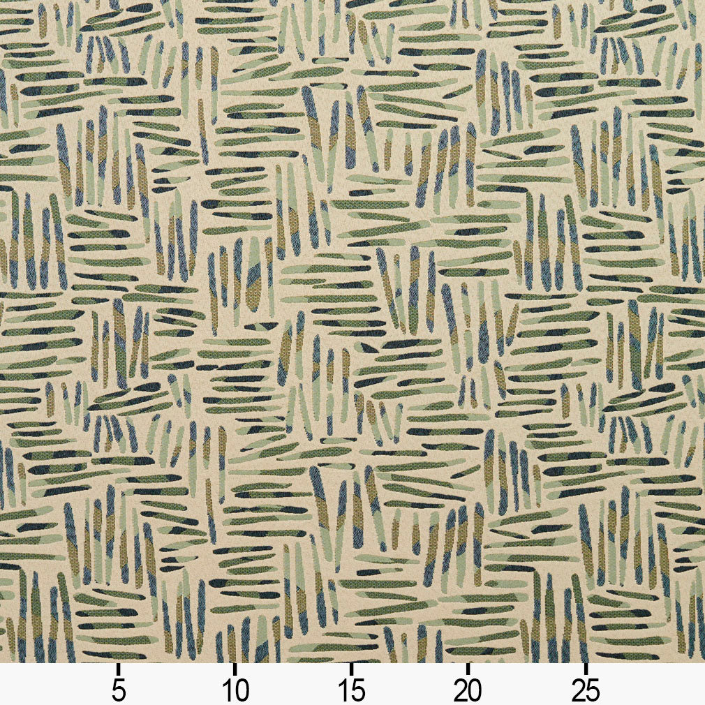 8532 Abstract & Geometric Meadow/Tally Aqua & Teal Charlotte Fabrics