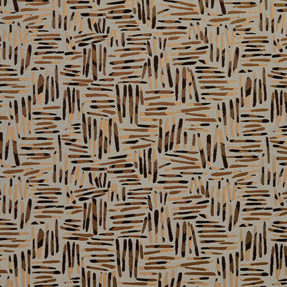 8533 Abstract & Geometric Curry/Tally Brown Charlotte Fabrics
