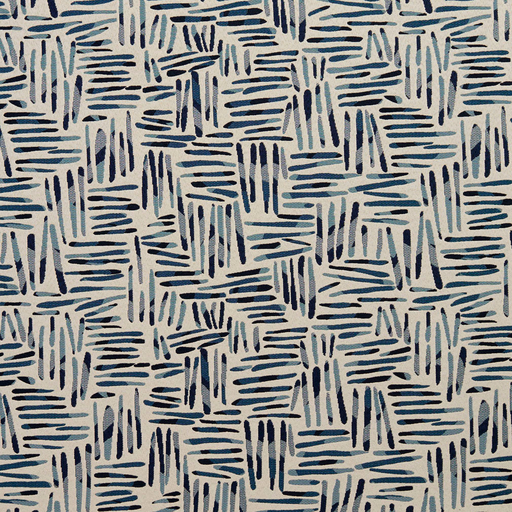 8535 Abstract & Geometric Sapphire/Tally Blue Charlotte Fabrics
