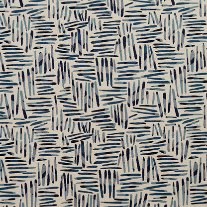8535 Abstract & Geometric Sapphire/Tally Blue Charlotte Fabrics