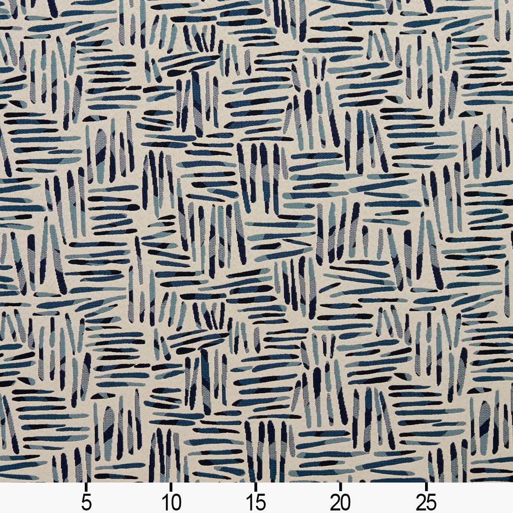 8535 Abstract & Geometric Sapphire/Tally Blue Charlotte Fabrics