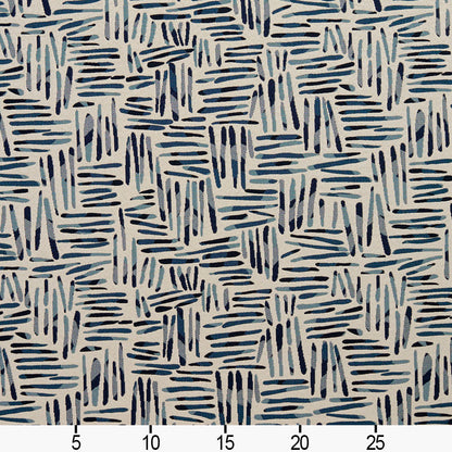 8535 Abstract & Geometric Sapphire/Tally Blue Charlotte Fabrics