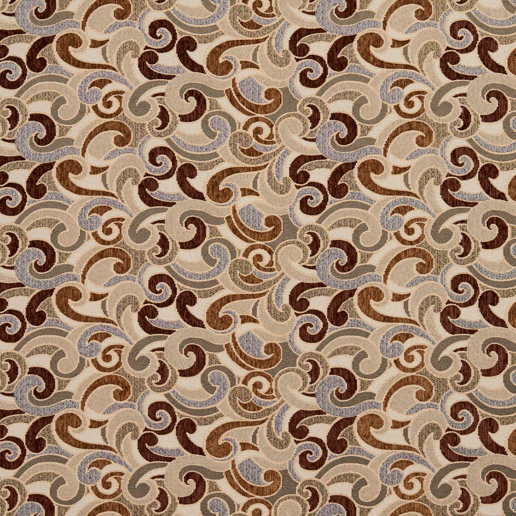 8536 Abstract & Geometric Harvest/Flutter Brown Charlotte Fabrics