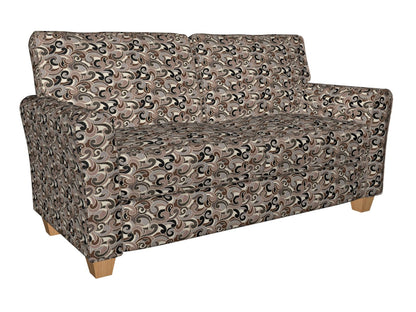 8540 Abstract & Geometric Bronze/Flutter Black,Brown Charlotte Fabrics