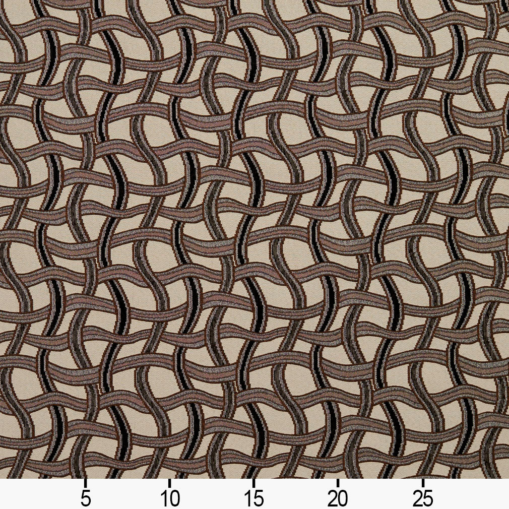 8545 Abstract & Geometric Bronze/Maze Black,Brown Charlotte Fabrics