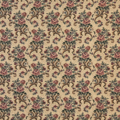 8859 Floral Spice Pink Charlotte Fabrics