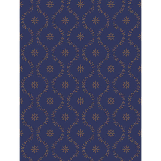 88/3011-CS CLANDON Navy Cole & Son Wallpaper