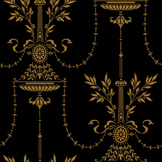 88/7028-CS DORSET Noir Cole & Son Wallpaper