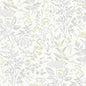 9337 DELICATE DANCE Grey And Yellow Schumacher Wallpaper